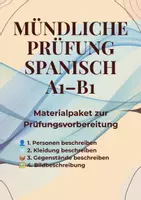 Vorschau - Stundenentwürfe - Sprechprüfung/mündliche Prüfung Spanisch - Bilder beschreiben - Deckblatt