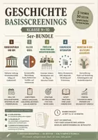Vorschau - Arbeitsblätter - Geschichte Basisscreenings Klasse 9–10 5er-Bundle - Deckblatt