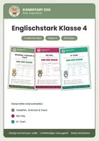 Vorschau - Arbeitsblätter - Englisch Klasse 4: Englischstark · 3 Hefte im Paket - Deckblatt