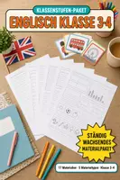Vorschau - Stundenentwürfe - Englisch Klasse 17-4 Paket – 17 Materialien: Wortschatz-Werkstätten - Deckblatt