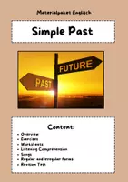 Vorschau - Arbeitsblätter - Simple Past - Materialpaket - Deckblatt