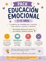 Vista previa - Hojas de trabajo - Pack educación emocional: frustración, preocupaciones, miedo, enfado - Portada
