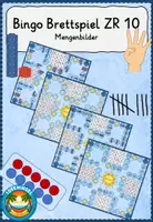 Vorschau - Spiele - Zahlenraum 10 – Mengenerfassung & Zahlverständnis | 3 Bingo-Spiele Klasse 1 - Deckblatt