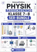 Vorschau - Arbeitsblätter - Physik Basisscreenings Klasse 7–8 5er-Bundle - Deckblatt