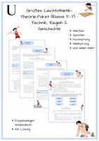 Vorschau - Arbeitsblätter - Materialpaket Leichtathletik: Passivenblätter für Klasse 5-10 (Unter- & Mittelstufe) - Deckblatt