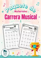 Vista previa - Hojas de trabajo - Paquete de materiales - Carrea Musical - Portada
