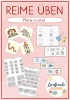 Vorschau - Spiele - Reime üben - Materialpaket l Deutsch Klasse 1 - Deckblatt