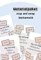 Vorschau - Spiele - Materialpaket stop and swap Mathe - Deckblatt