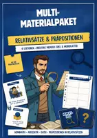 Vorschau - Unterrichtsreihen - Multi-Materialpaket Relativsätze - A1-B2 - DaF DaZ - Deckblatt