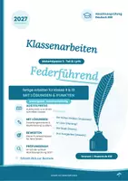 Vorschau - Arbeitsblätter - Materialpaket 3: 4 Gedichte analysieren – Klassenarbeiten Deutsch mit Lösungen – Teil B | Klasse 9/10 RS BW - Deckblatt