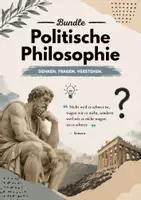 Vorschau - Arbeitsblätter - Politische Philosophie / Staatsphilosophie Bundle - Deckblatt