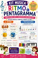 anteprima - Esercizi - KIT MUSICA - Ritmo e Pentagramma - Pagina di copertina
