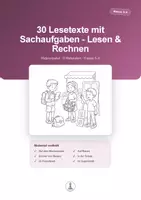 Vorschau - Arbeitsblätter - Lesen & Rechnen im Alltag | 30 Lesetexte mit Sachaufgaben & Lösungen – Klasse 3–4 - Deckblatt