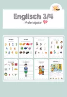 Vorschau - Arbeitsblätter - Wachsendes Materialpaket: Englisch - Deckblatt