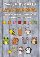 Vorschau - Stundenentwürfe - 🐝🐰🐔🐸🐭🐿️🦉⭐⛄🐧 BUNDLE Lego® Materialpaket Lernspiele Kindergarten - Deckblatt