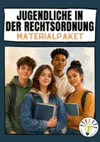 Vorschau - Stundenentwürfe - Jugendliche in der Rechtsordnung (Materialpaket) - Deckblatt