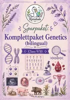 Vorschau - Arbeitsblätter - Sparpaket: Komplettpaket Genetics - bilingual (with solutions) - Deckblatt