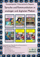 Vorschau - Stundenentwürfe - Komplettpaket: Sprache und Kommunikation in analogen und digitalen Medien - Deckblatt