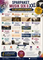 Vorschau - Unterrichtsreihen - Musik Sek II XXL – 16 Unterrichtsreihen für Oberstufe, Klausuren & Abitur | Musikanalyse komplett - Deckblatt