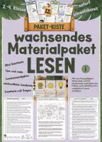 Vorschau - Arbeitsblätter - Paketkiste - Lesen | Wachsendes Materialpaket für Klassen 2-4 - Deckblatt