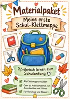 Vorschau - Anderer Materialtyp - Materialpaket-Klettmappen für den Schulanfang - Deckblatt