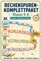 Vorschau - Arbeitsblätter - Rechenspuren-Komplettpaket – Mathematik Klasse 5–6 - Deckblatt