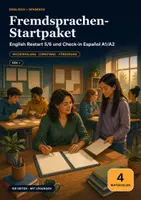 Vorschau - Arbeitsblätter - Fremdsprachen-Startpaket Sek I – English Restart 5/6 + Check-in Español A1/A2 - Deckblatt