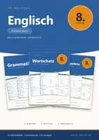 Vorschau - Arbeitsblätter - Englisch 8 Realschule - Komplettpaket + Lernzielkontrollen - Deckblatt
