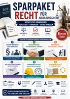 Vorschau - Unterrichtsreihen - Recht in der Ausbildung Sparpaket – BGB, Kaufvertrag, Arbeitsrecht, Ausbildungsvertrag & Jugendarbeitsschutz | Berufsschule - Deckblatt