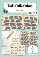 Vorschau - Arbeitsblätter - Schreiben üben mit der Schreibreise | Bundle, Feinmotorik & Schreibmotorik für Vorschule & Klasse 1, DaZ, Differenzierung - Deckblatt