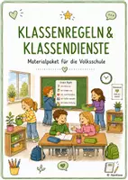 Vorschau - Arbeitsblätter - Materialpaket Klassenregeln und Klassendienste - Deckblatt