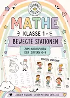 Vorschau - Bildkarten - Materialpaket Ziffern nachspüren und bewegte Stationen - Deckblatt