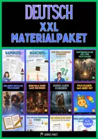 Vorschau - Unterrichtsreihen - XXL wachsendes Materialpaket: Deutsch - Deckblatt