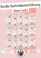 Vorschau - Arbeitsblätter - Bundle Buchstabeneinführung A–Z – Das komplette Alphabet mit Zwielauten - Deckblatt