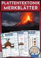 Vorschau - Merkblätter - Plattentektonik / Aufbau der Erde / Naturkatastrophen - 9 Merkblätter - Erdkunde Sek 1 - Deckblatt