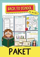 Vorschau - Arbeitsblätter - Back to School Englisch Paket Klasse 5–8 | Unterrichtsmaterial Sekundarstufe 1 - Deckblatt
