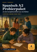 Vorschau - Arbeitsblätter - Spanisch A2 Probierpaket – Vertretung, Sprechstarter, Escape Room & Quick-Check - Deckblatt