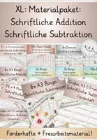 Vorschau - Stundenentwürfe - XL-Paket: Schriftliche Addition + Subtraktion im ZR bis 1000 - Deckblatt