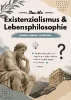 Vorschau - Arbeitsblätter - Existenzialismus & Lebensphilosophie Bundle - Anthropologie - Deckblatt