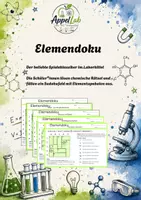 Vorschau - Arbeitsblätter - Materialpaket Elemendoku - Deckblatt
