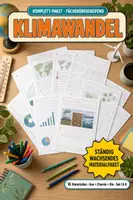 Vorschau - Stundenentwürfe - Klimawandel & Klimaschutz komplett – 16 Materialien fächerübergreifend - Deckblatt