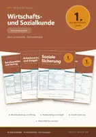 Vorschau - Arbeitsblätter - WiSo Berufsschule Ausbildungsjahr 1 Paket - Deckblatt