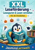 Vorschau - Arbeitsblätter - XXL Leseförderung – Lesespuren & Lesen und Verstehen - Deckblatt