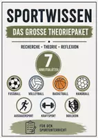 Vorschau - Arbeitsblätter - Sportwissen – Das große Materialpaket | Ballsport, Fitness & Bewegung - Deckblatt