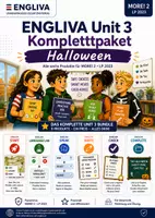 Vorschau - Stundenentwürfe - ENGLIVA BUNDLE: Unit 3 · Halloween (MORE! 2, LP 2023) – Sparpaket / Komplettpaket - Deckblatt
