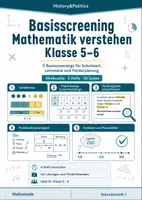 Vorschau - Arbeitsblätter - Basisscreening Mathematik verstehen Klasse 5–6 - Deckblatt