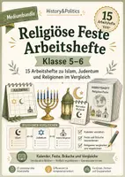 Vorschau - Arbeitsblätter - Religiöse Feste Arbeitshefte Klasse 5–6 - Deckblatt