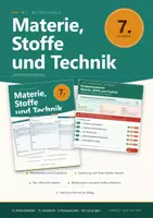 Vorschau - Arbeitsblätter - NT 7 Materie, Stoffe und Technik + Erarbeitungstexte - Deckblatt
