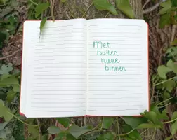 Voorbeeld - Een gedicht schrijven over de natuur (3 lespakketten) - buitenactiviteiten - Voorblad
