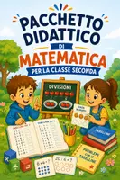 anteprima - Esercizi - Matematica classe seconda - Pacchetto didattico completo - Pagina di copertina